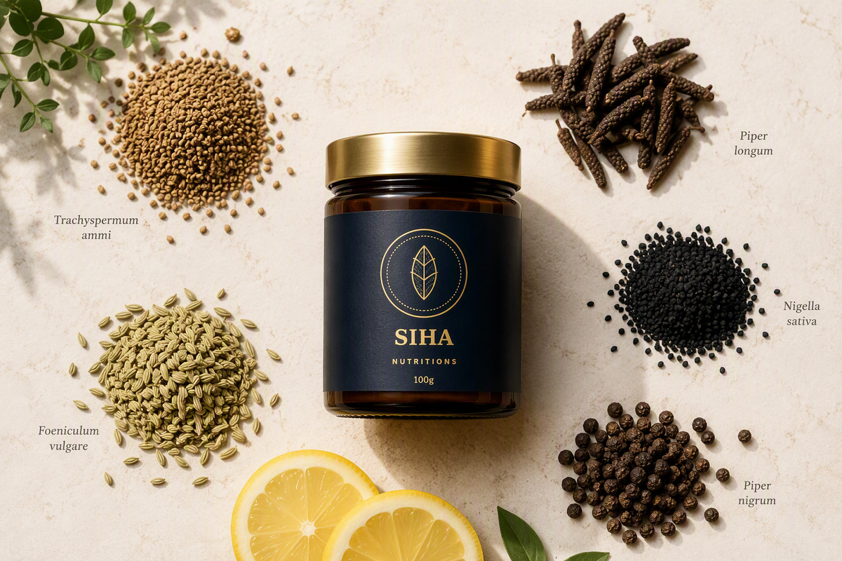 The five whole botanicals in SIHA After-Meal Digest